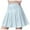 White, variant on JNGSA Women's Casual Solid Color High Waist Pleated A-Line Uniform Mini Skirt Cute Short Skirts