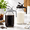 Black&Grey-2 Quart, variant on Gray 1 Quart Glass Creamer Pitcher with Lid, Airtight Leakproof Pour Spout