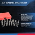 thumbnail image 3 of Juego de extractores de tornillos y pernos NEIKO 04204A, 25 piezas, 3 of 5