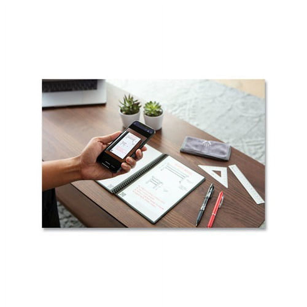 Core Smart Notebook Dotted Rule, Black Cover, 8.8 x 6, 18 Sheets