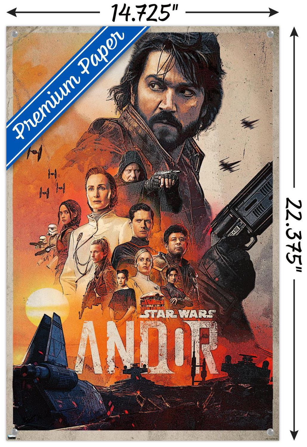 Star Wars: Andor - One Sheet Wall Poster, 22.375" x 34"