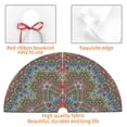thumbnail image 4 of Sikiie Snowflake Colorful 30-48 inches {designName} Print Christmas Tree Skirt Snowman Xmas Tree Skirt with Edge Christmas Decorations for Holiday Party-30", 4 of 7