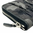 thumbnail image 6 of Pre-Owned Prada Camouflage Round Long Wallet, Nylon and Leather, Gray Black, 1M0506,... (Fair), 6 of 10