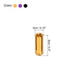 thumbnail image 2 of Uxcell Dart Flight Protectors Aluminum Dart Accessories, Purple Gold Tone Black 9 Pack, 2 of 5