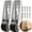 2 PCS, variant on Vertical Track Roller Wheel - Heavy Duty Sliding Door Bottom Guide Roller - Alloy Steel Quiet Soft Rubber Caster for Barn Door Cabinet Gate Drawer - 110 Lbs Load