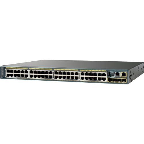 Cisco Catalyst 2960S-48LPS-L Ethernet Switch Refurbished 48 x Gigabit Ethernet Network, 4 x Gigabit Ethernet Expansion... by Cisco