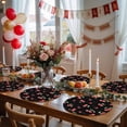 thumbnail image 5 of Cherry Rustic Round 15 Inch Placemats Set of 6, Spring Summer Tropic Fruit Black HeatResistant Non Slip Place Mats for Dining Table, Wipeable Braided Kitchen Table Mats for Housewarming, 5 of 9