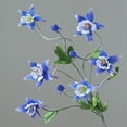 thumbnail image 3 of Yesbay Faux Columbine Flower Artificial Flowers with Bendable Stems Realistic Fake Flower Stem for Home Wedding Bouquets Decor, 3 of 8