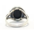 thumbnail image 3 of Heaven Crafts 925 Sterling Silver Chunky Black Onyx Cocktail Ring Bohemian Jewelry Ring For Women Gift Item, 3 of 4