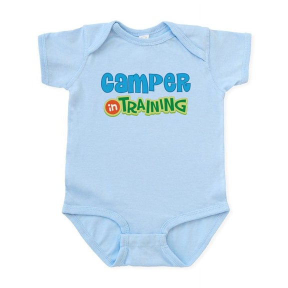 CafePress - Camper In Training Infant Bodysuit - Baby Light Bodysuit, Size Newborn - 24 Months