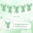 thumbnail image 6 of Dalrosia Large Bow Garland Banners for Coquette Birthday Party Decorations-Bow Themed Birthday Decor for Baby Shower Bridal Shower Bachelorette Party Wedding Favors Supplies, 6 of 7