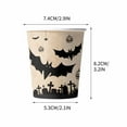 thumbnail image 2 of Wadada Halloween Party Supplies Tableware,Halloween Plates Cups Napkin Spoon Fork Knives Plastic Tablecloth Dinnerware for Kids Boy Girl Halloween Theme Birthday Party Decorations（C）, 2 of 5