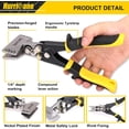 thumbnail image 4 of 3 inch Straight Sheet Metal Hand Seamer Heavy Duty Bending Pliers  for HVAC, 4 of 6
