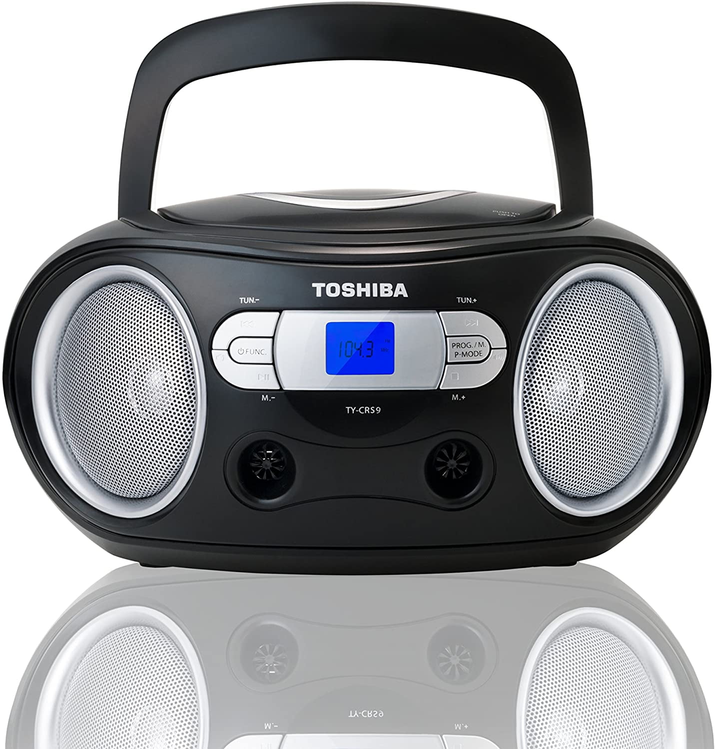 Toshiba Portable CD Boombox, AM/FM Stereo, AUX Input (TYCRS9