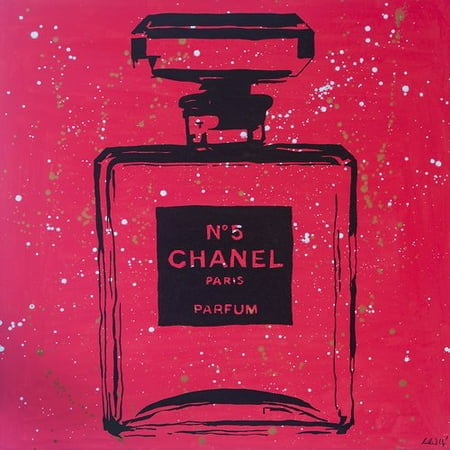 Buy-Art-For-Less-Chanel-Chic-Graphic-Art-on-Wrapped-Canvas-in-Red-and-Black