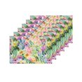 thumbnail image 4 of MKHERT Watercolor Blooming Cactus Flowers Placemats Table Mats for Dining Room Kitchen Table Decoration 12x18 inch,Set of 6, 4 of 4