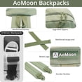 thumbnail image 3 of Mochila AoMoon Kawaii Lovely Pastel Mochila Green-C para niñas, 3 of 6