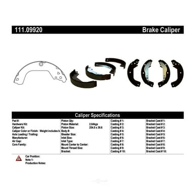 Centric 111.09920 Rear Brake Pad