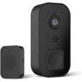 thumbnail image 1 of Cámara de campana inalámbrica WiFi, campana de video de seguridad inteligente, campana de intercomunicación HD, campana recargable del hogar con máquina interna Ding-dong (negro), 1 of 9