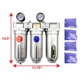 thumbnail image 2 of 1" NPT SUPER DUTY Industrial Grade 3 Stages Filter Coalescing Desiccant Dryer System (AUTO DRAIN), 2 of 7