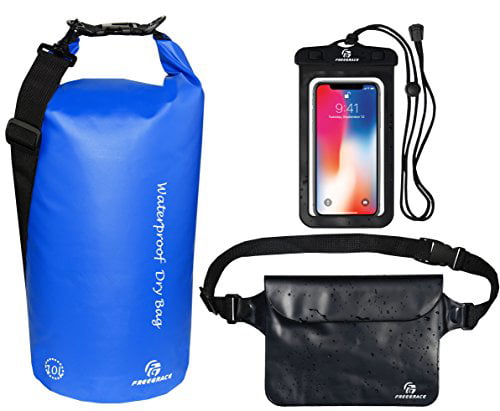 Keep Your Phone & Valuables Dry and Safe Pouch Case Bundle Set Freegrace Waterproof Pouches with Waist Strap Waterproof Dry Bags for Boating Swimming Snorkeling Kayaking Beach Water Parks Pool 