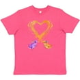 thumbnail image 3 of Inktastic Fire Heart Dragons Youth T-Shirt, 3 of 5
