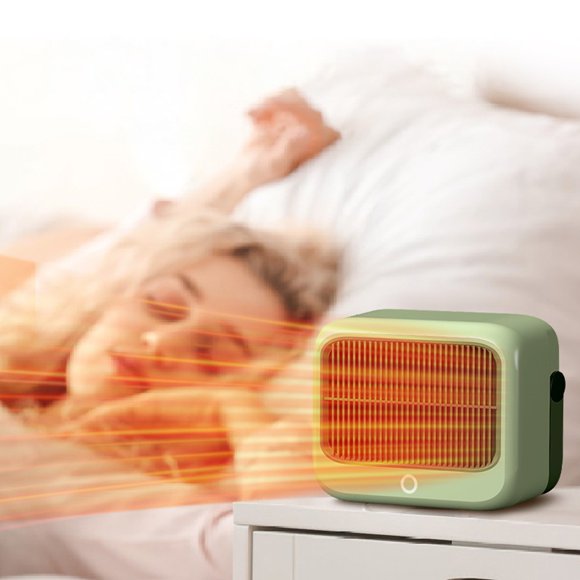 ERK Desktop Portable Heater Student Dormitory Heater Small Household Heat Blower