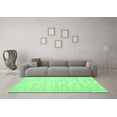 thumbnail image 3 of Ahgly Company Indoor Square Solid Emerald Green Modern Area Rugs, 4' Square, 3 of 4