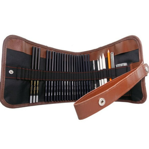 yeacher 30PCS Pencil Set Drawing Sketching Charcoal Pencil Art Professional Art Supplies with Storage Pouch Bag Portrait Drawing Tool Great Gift for Adults Students Beginners And Artists