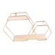 thumbnail image 3 of IFANLANDOR Repisa Colgante De Pared Con Estructura Hexagonal Para Almacenamiento Y, 3 of 4