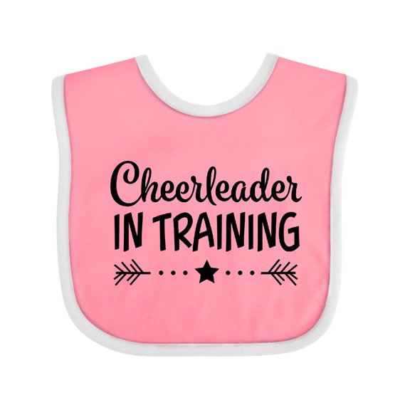 Inktastic Cheerleader in Training Boys or Girls Baby Bib