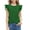 Green, variant on Girls Leopard Shirts Ruffle Short Sleeve Leopard Print Tops For Girls Loose Round Neck Summer T Shirts For Kids Size 10 150 Off-white
