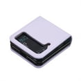 thumbnail image 5 of ELEHOLD for Samsung Galaxy Z Flip 4 Leather Case,Luxury PU Leather Slim Fit Lightweight Shockproof Protective Case for Men Women Compatible with  Galaxy Z Flip4,  Purple, 5 of 5