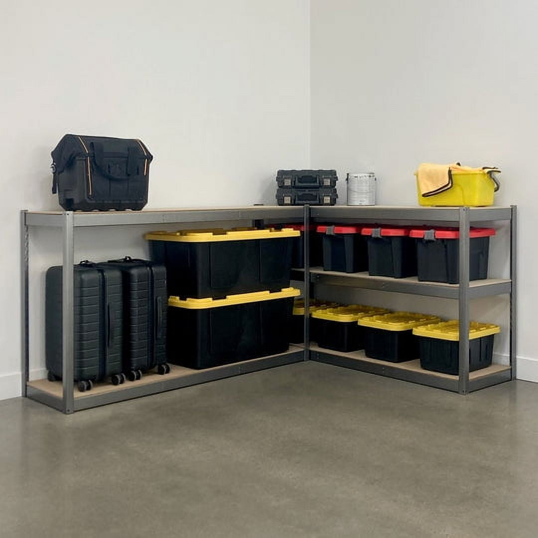 VEVOR Garage Shelf 4 Level Storage Adjustable Shelves Unit 59.1x17.7x61in