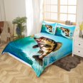thumbnail image 3 of Yibo Valentines Day Rose Floral Duvet Cover - Premium Polyester Duvet Cover with Zipper Closure, 3 Piece Set, Includes 1 Duvet Cover and 2 Pillow Cases, No Comforter, 3 of 7