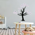 thumbnail image 2 of Floral Peel and Stick Vinyl wall Decal- Cherry Blossom Sticker -Wall Decoration For Home-Easy to use-Wall Mural to Transform a Room with a New Look-Size: 40" x 40"., 2 of 4