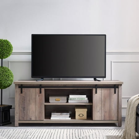 Camden&Wells - Deacon TV Stand for TVs Up to 65" - Gray Oak