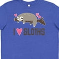 thumbnail image 4 of Inktastic I Love Sloths Youth T-Shirt, 4 of 5