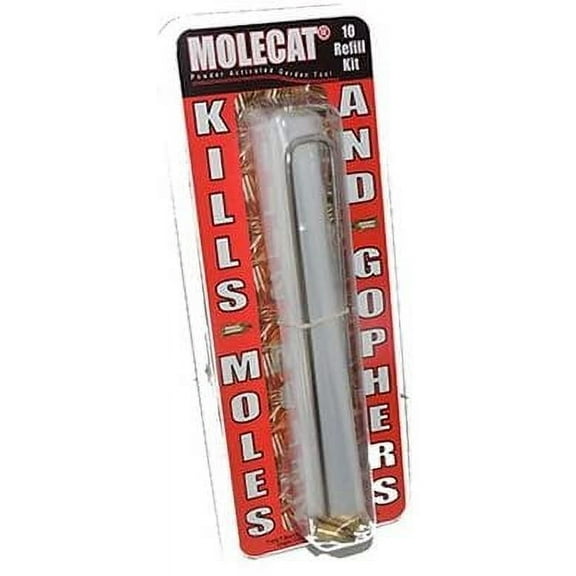 Molecat Mole Trap Refill Kit - For Moles - 10 Pack