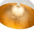 thumbnail image 5 of Industrial Oversized Metal Dome Pendant Light - Modern Farmhouse 15in - Off-White, 5 of 5