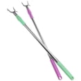 thumbnail image 1 of OULII 2Set Telescoping Clothes Pole Retractable Stainless Steel For Indoor Use And Balcony, 1 of 8