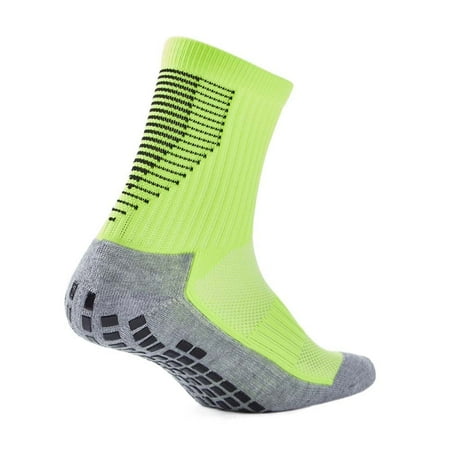

Elastic Anti-Shock Hygroscopic Thickened Towel Bottom Nylon Mid Tube Socks Stripe Soccer Socks Football Socks Sports Socks Men Women Socks FLUORESCENT GREEN