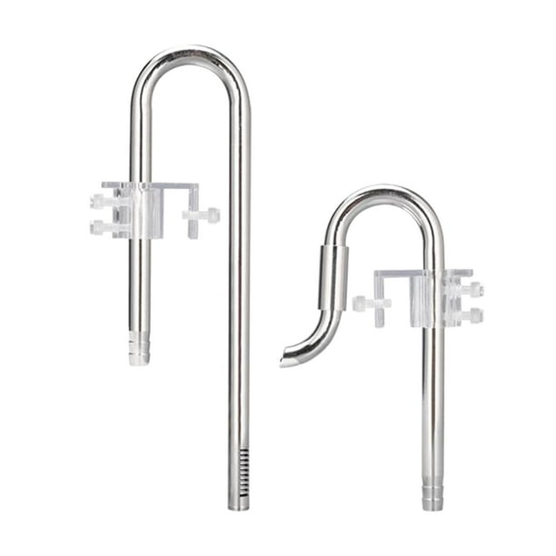 Tubo de lirio acuático Salvador 12mm 16mm acero inoxidable para peces de entrada salida