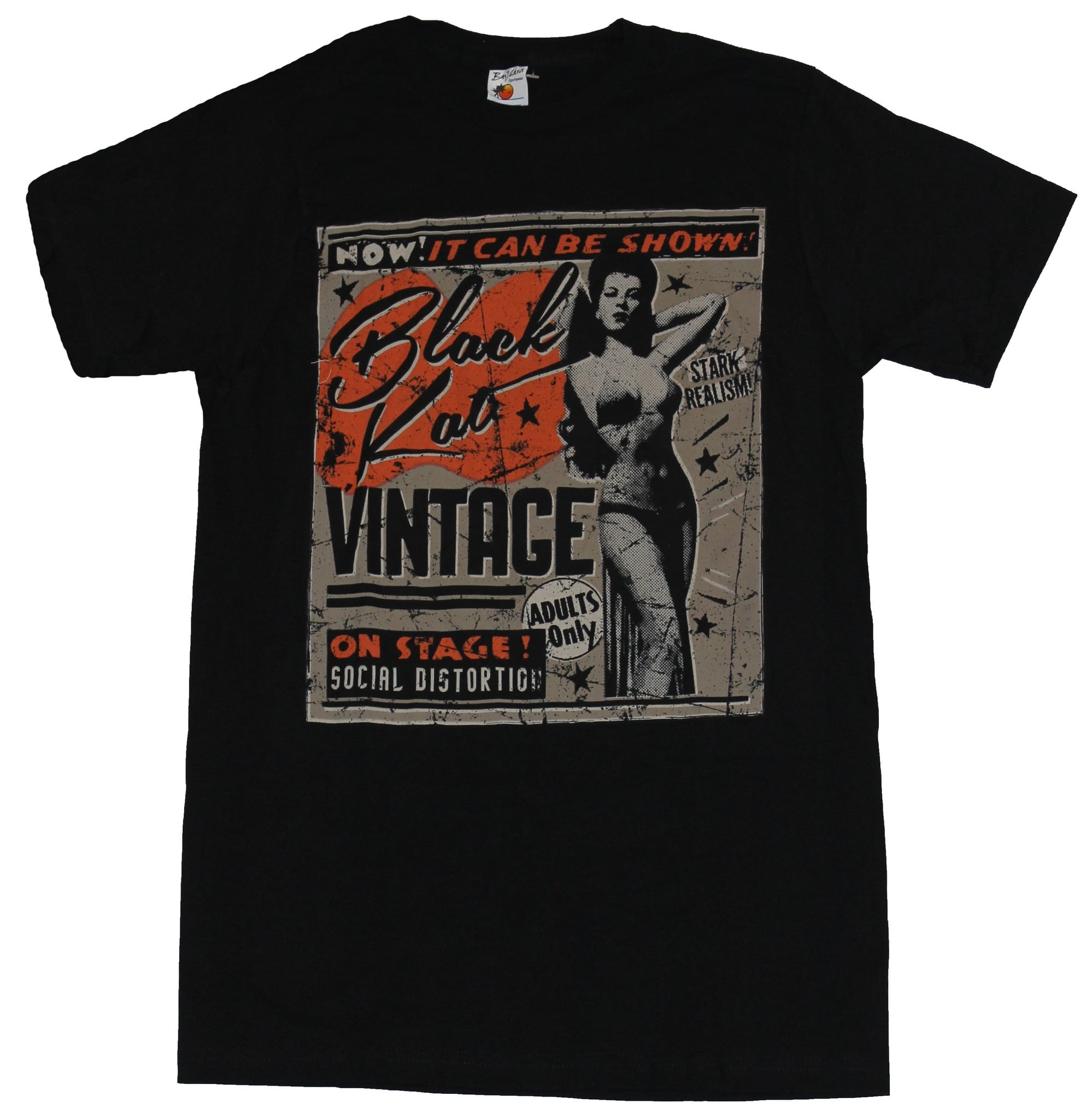 Black Kat Vintage Distressed Pin up 