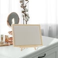 thumbnail image 4 of HUGFEGWE Jewelry Organizer Display Earrings Holder Jewelry Holder Organizer Earring Organizer for Tabletop Showcase Vanity Stores Home, Linen UA824-8558, 4 of 7