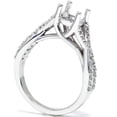 thumbnail image 3 of Pompeii 1/2ct Twist Diamond Ring Setting 14K White Gold (G/H,I1), 3 of 3