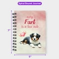 thumbnail image 5 of Every Fart is Love Note Miniature American Shepherd Guilty Face Happy Valentine's Spiral Bound Journal MAS Dog Lover Gifts 5x7in Spiral Notebook - 01016, 5 of 5