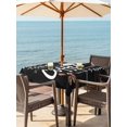 thumbnail image 2 of Outdoor Tablecloth with Umbrella Hole and Zipper, Vintage Coffee Square Table Cloth 60x60 Inch Waterproof Tablecloth, Farmhouse Coffee Beans Cup Country Picnic Table Cover for Patio Camping, 2 of 7