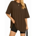 thumbnail image 3 of MOYIKO Oversized T Shirts for Women Short Sleeve Loose Fit Crewneck Tees Summer Tops, 3 of 7