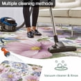 thumbnail image 5 of Spring Flowers Outdoor Rug for Patio/Deck/Porch, Non-Slip Large Area Rug 5 x 8 Ft, Watercolor Floral Dragonflies Vintage Indoor Outdoor Rugs Washable Area Rugs, Reversible Camping Rug Carpet Runner, 5 of 8